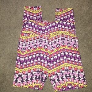 Lularoe One Size Mickey Mouse Leggings
